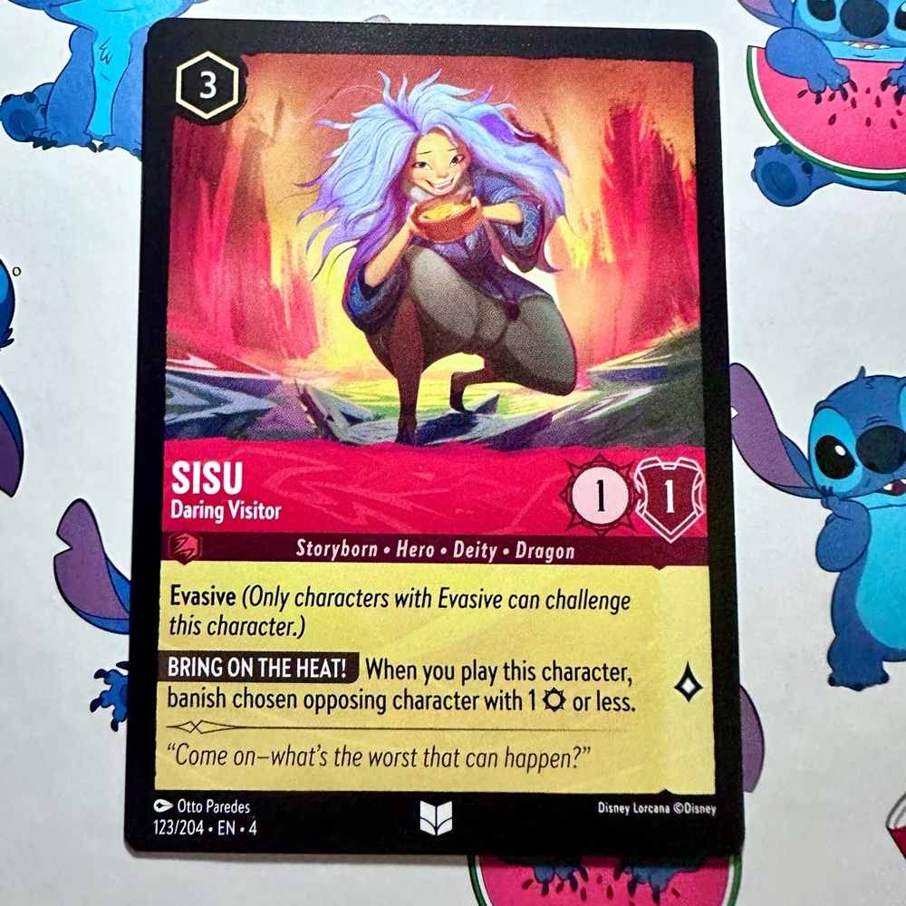 sisu 123/204 - uncommon — disney lorcana: ursula’s return